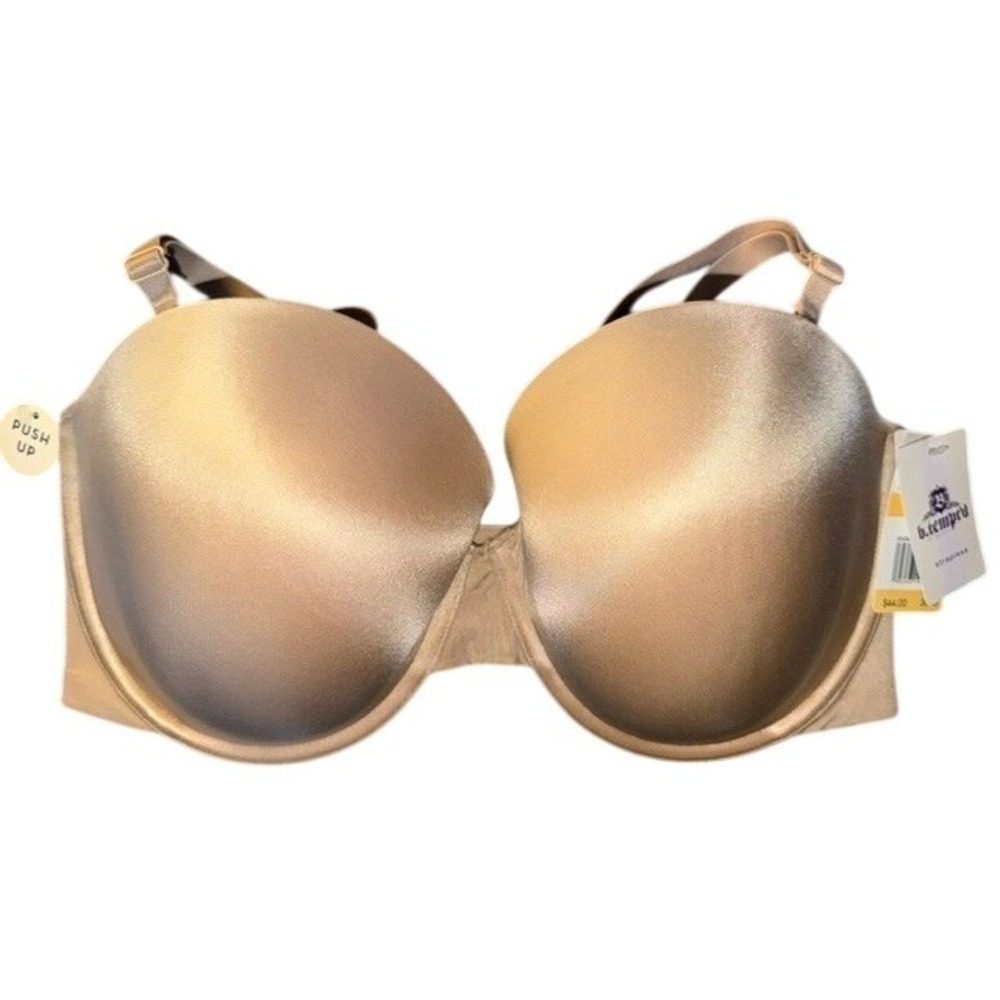 B.tempt'd by Wacoal Strapless Push Up Bra 36DD Nude Convertible Underwire 954381